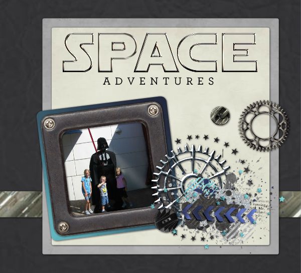 Space Adventures Board Book Template